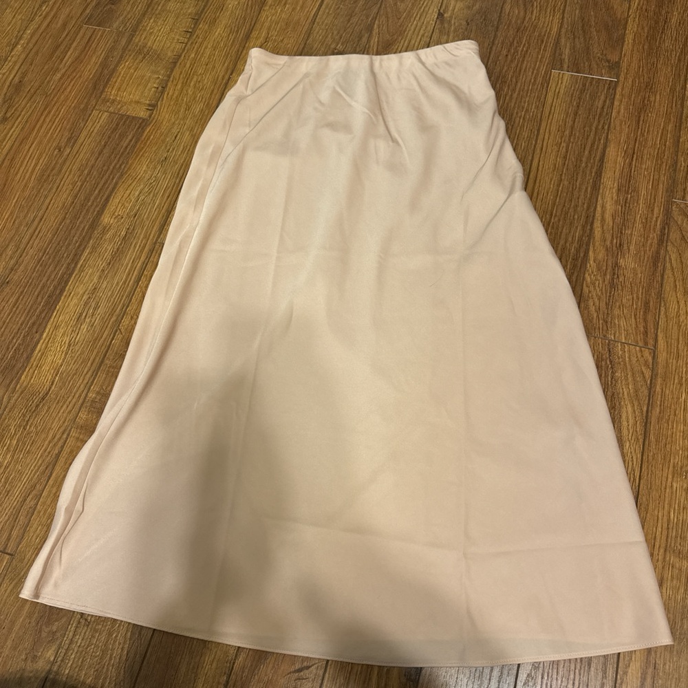 Forever 21 Light Pink A-Line Skirt